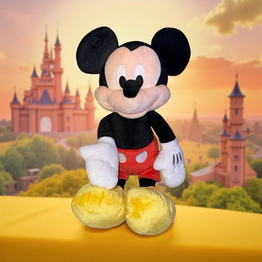 Just Play Disney Jr Mickey Mouse Plushie Stuffed Animal 13”